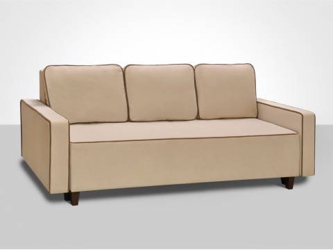 Диван Рио 1 Торонто крем-шоколад