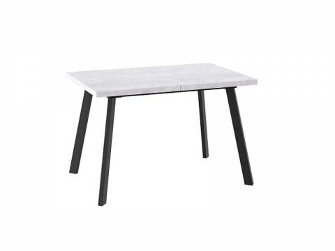 Стол раздвижной Borg-120 серый сланец/черный