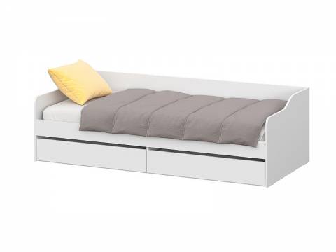 Кровать КР 2 Белый текстурный