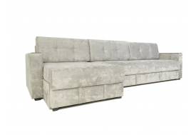 Диван угловой Тургояк Светло-серый Ocean 960