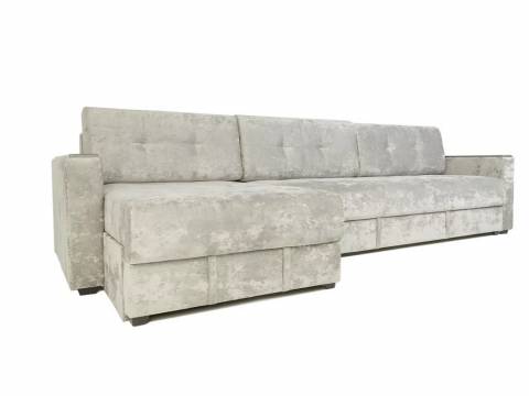 Диван угловой Тургояк Светло-серый Ocean 960