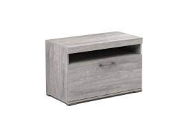 Тумба Д-5 малая под ТВ Денвер Риббек серый