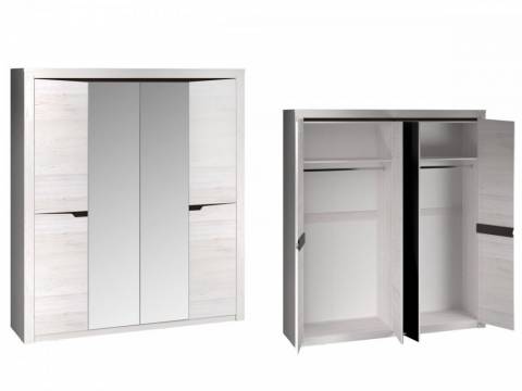 Шкаф 4-х дверный 2200 Prime Гарда Дуб Винтерберг