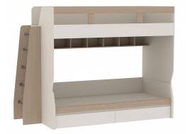 Кровать в сборе Каспер с прямой лестницей