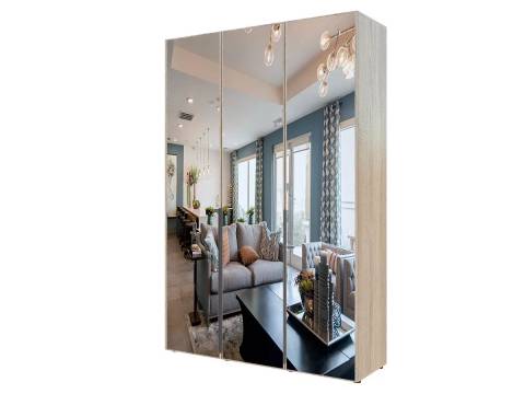 Шкаф Гранд ГШК/2-23-15-222 (двери тип 2) с тремя зеркалами