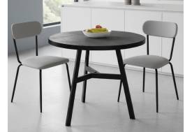 Стол Эрвин Камень темный кромка черная