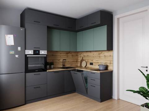 Кухонный гарнитур Изумруд 2200х1700