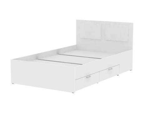 Кровать Ольга L60 ширина 1200 (четыре ящика)