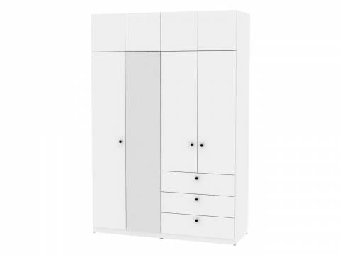 Шкаф с зеркалом Arvid H254М с Антресолью HA4