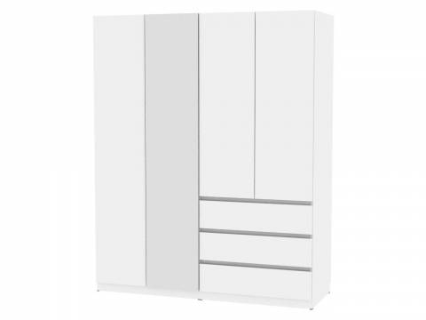 Шкаф с зеркалом Malta light H306М