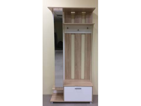 Прихожая №12 Сонома дуб/белый лед