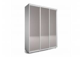 Шкаф-купе Удачный ОУ 24-6-111 белый трехдверный