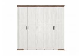 Шкаф SZF5D Марсель ясень снежный