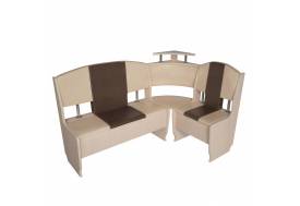 Кухонный уголок София средний дуб млечный