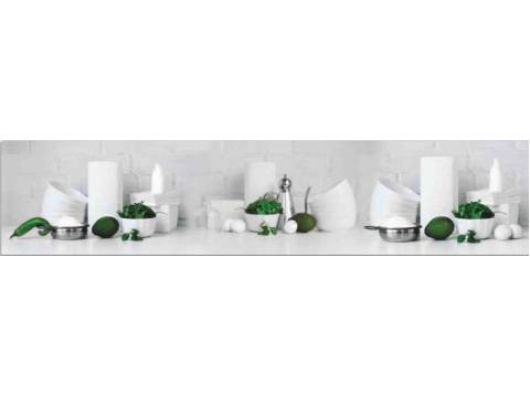 Фартук с фотопечатью Посуда SP209