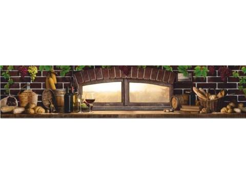 Фартук с фотопечатью Кухонное окно SP253