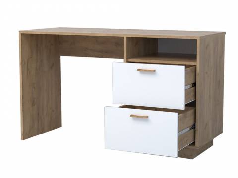 Стол письменный Эго Ст-3 белый глянец цоколь