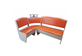 Кухонный уголок НЕО оранжевый