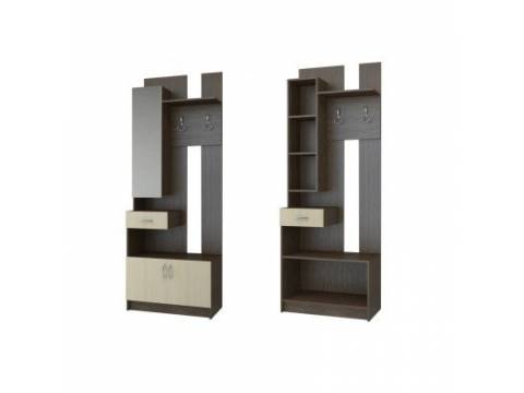 Вешалка с зеркалом Вега ВШ-1